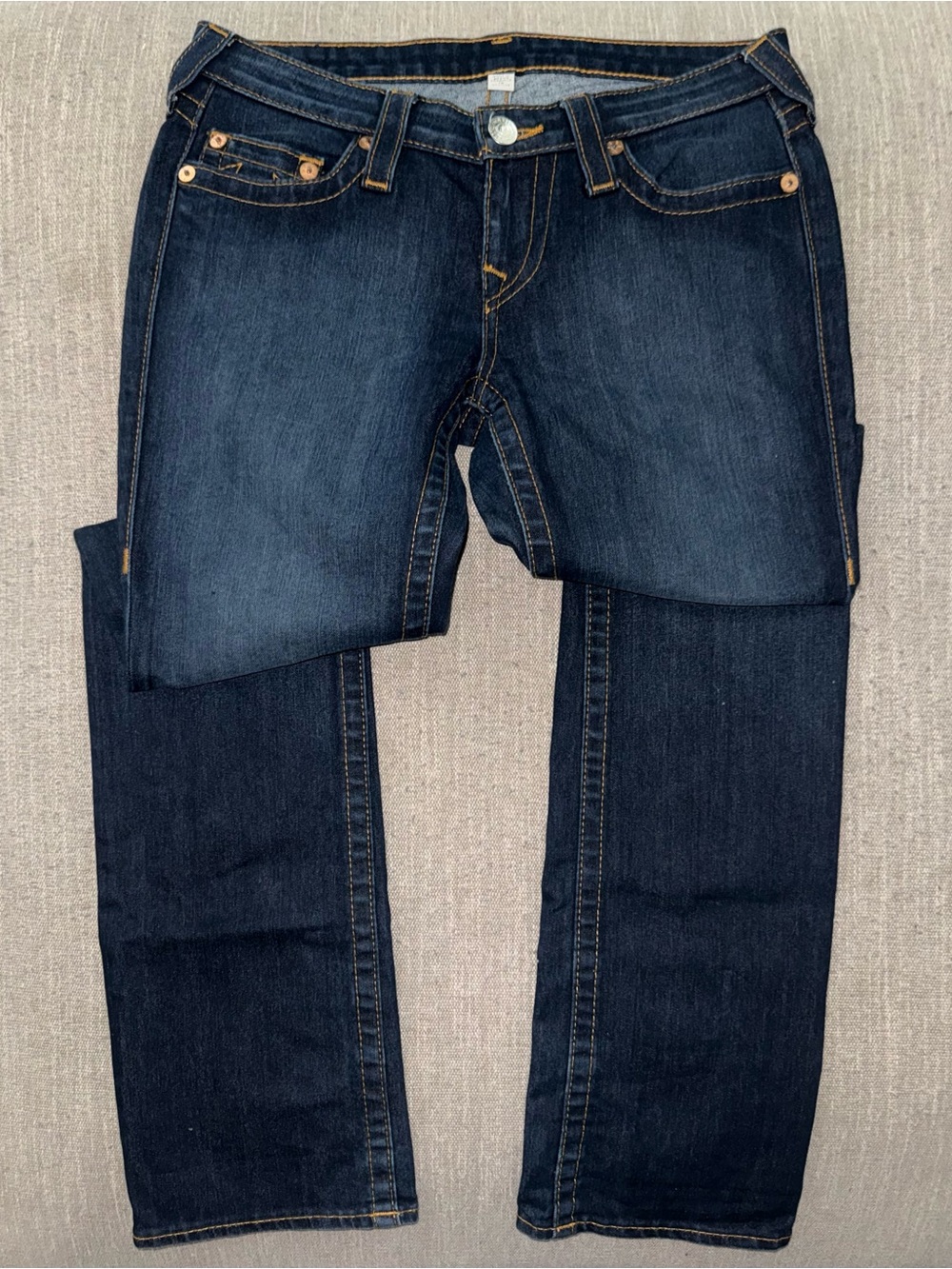 True Religion Dark wash Low Rise Jeans 29